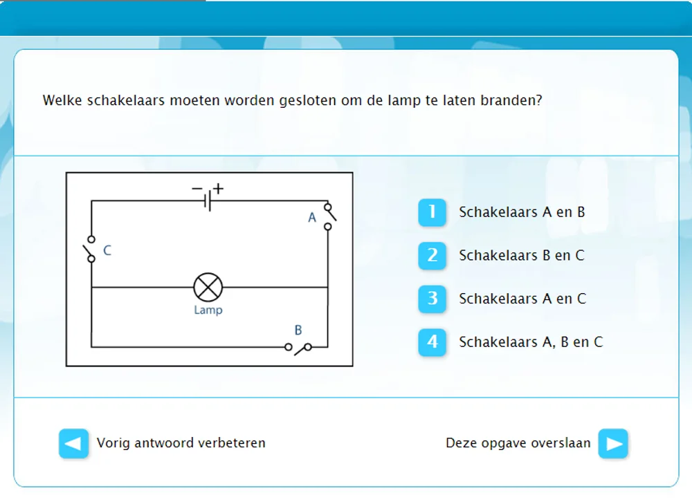 Voorbeeldopgave Test Technisch Inzicht 3